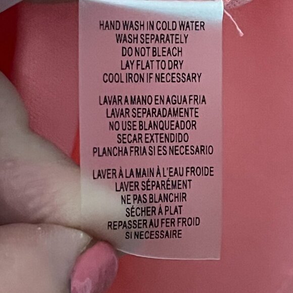 Guess Floral Bright Colorblock Handkerchief Hem Knee Length Dress Size 8 - Picture 9 of 10